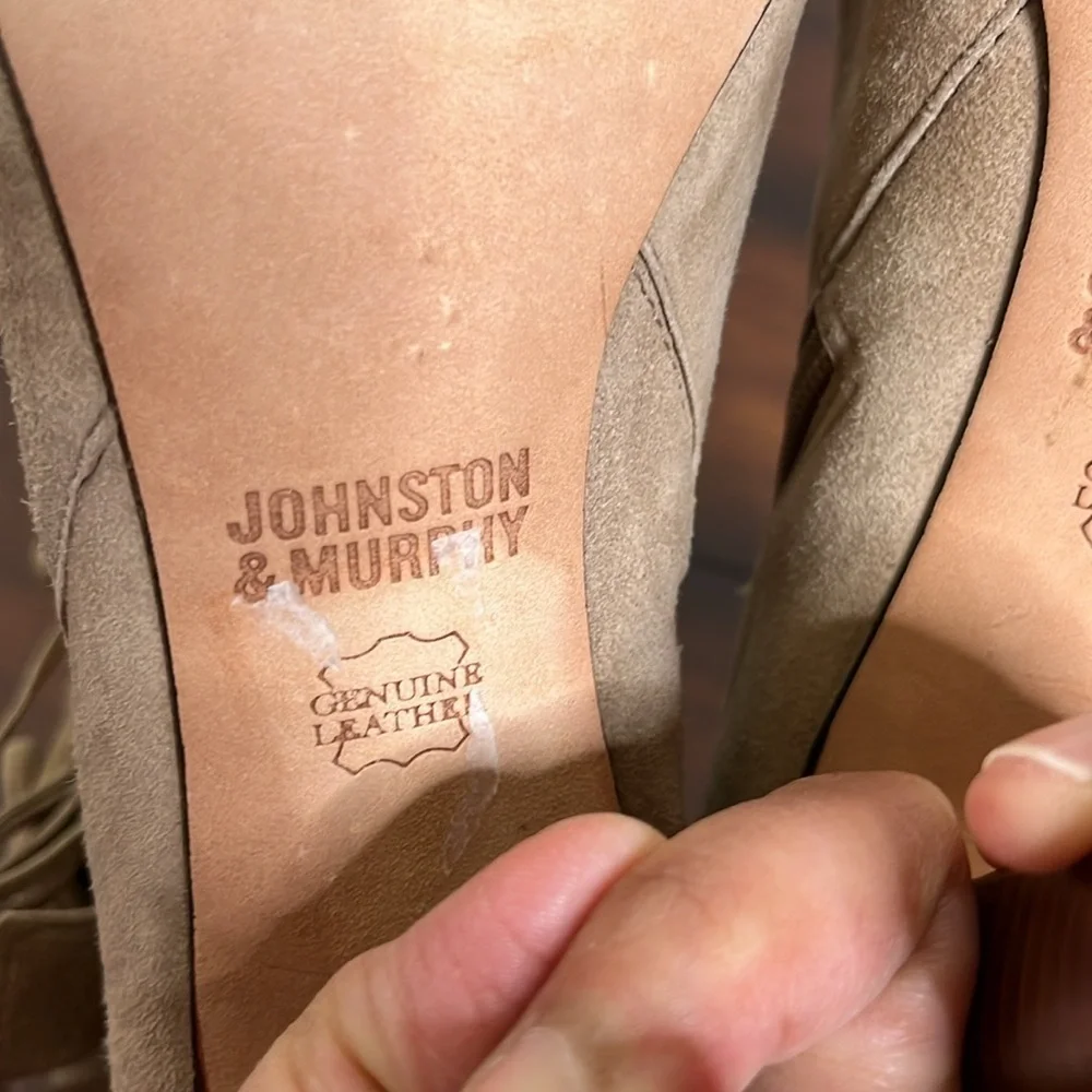Johnston & Murphy Keaton Leather Ankle Boots‎ Size 7.5 Boho